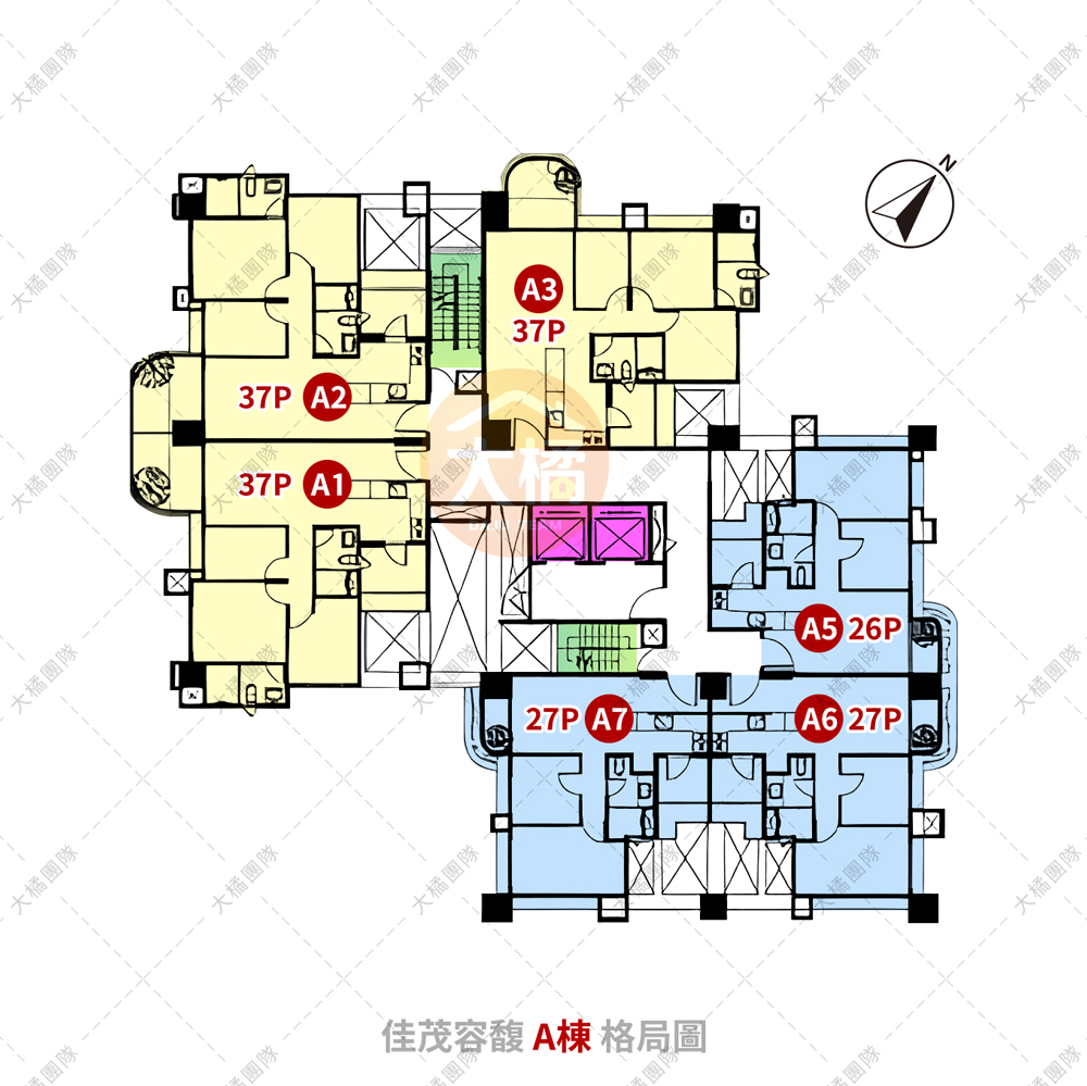 佳茂容馥-A棟格局圖