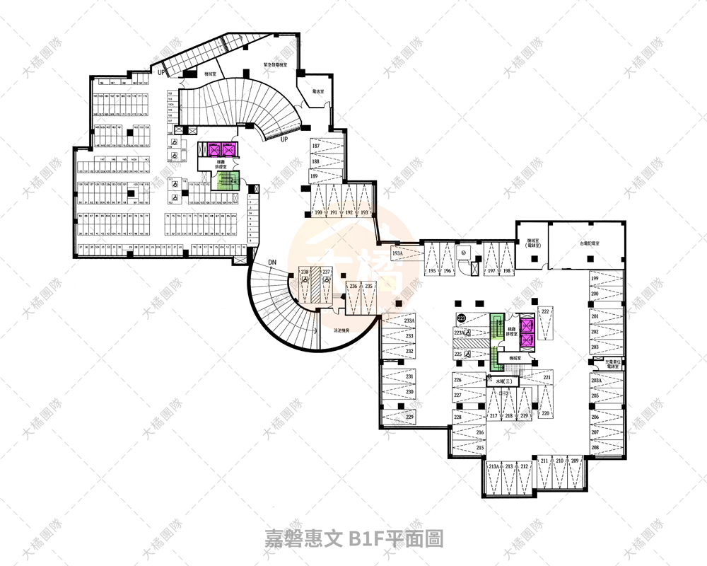 嘉磐惠文-停車場配置B1F