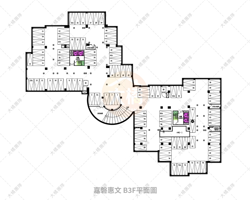 嘉磐惠文-停車場配置B3F