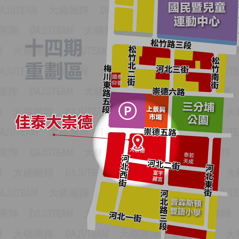 佳泰大崇德-位置圖