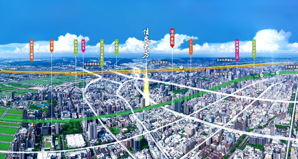 佳泰大方-空拍圖