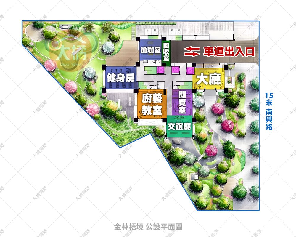 金林梧境-公設平面圖