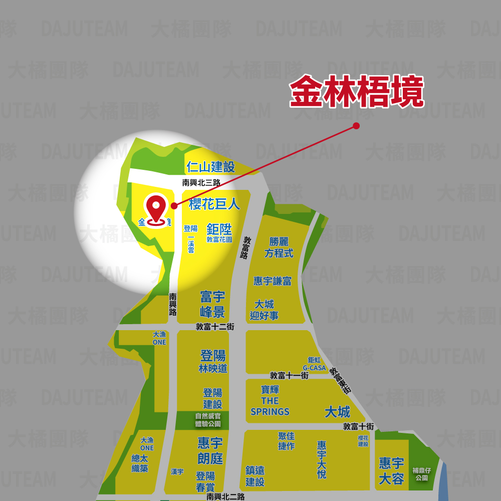金林梧境-位置圖