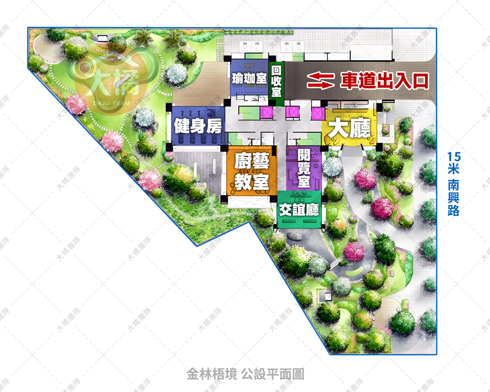 金林梧境-公設平面圖