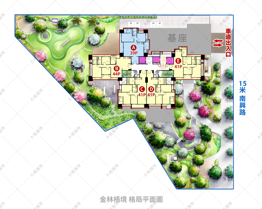金林梧境-格局平面圖