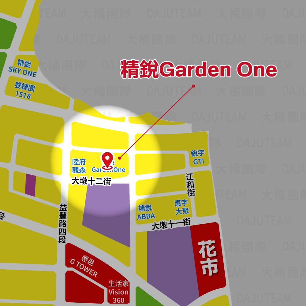 精銳Garden One-位置圖