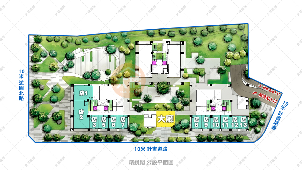 精銳闊-公設平面圖