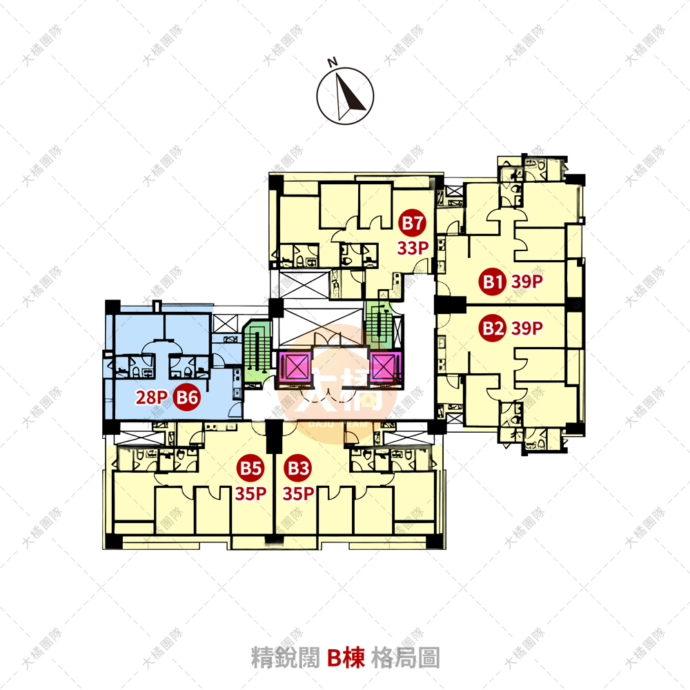 精銳闊-B格局圖