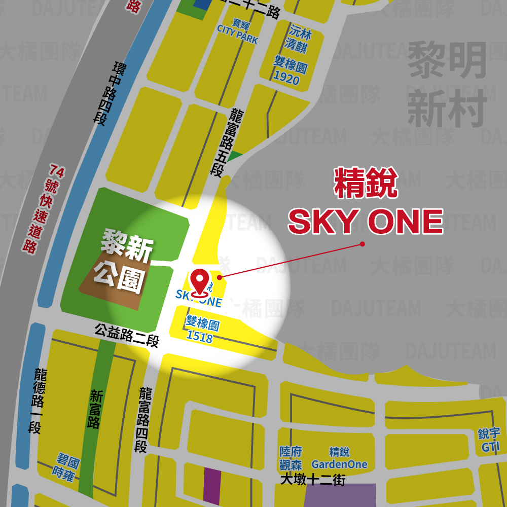 精銳SKY ONE-位置圖