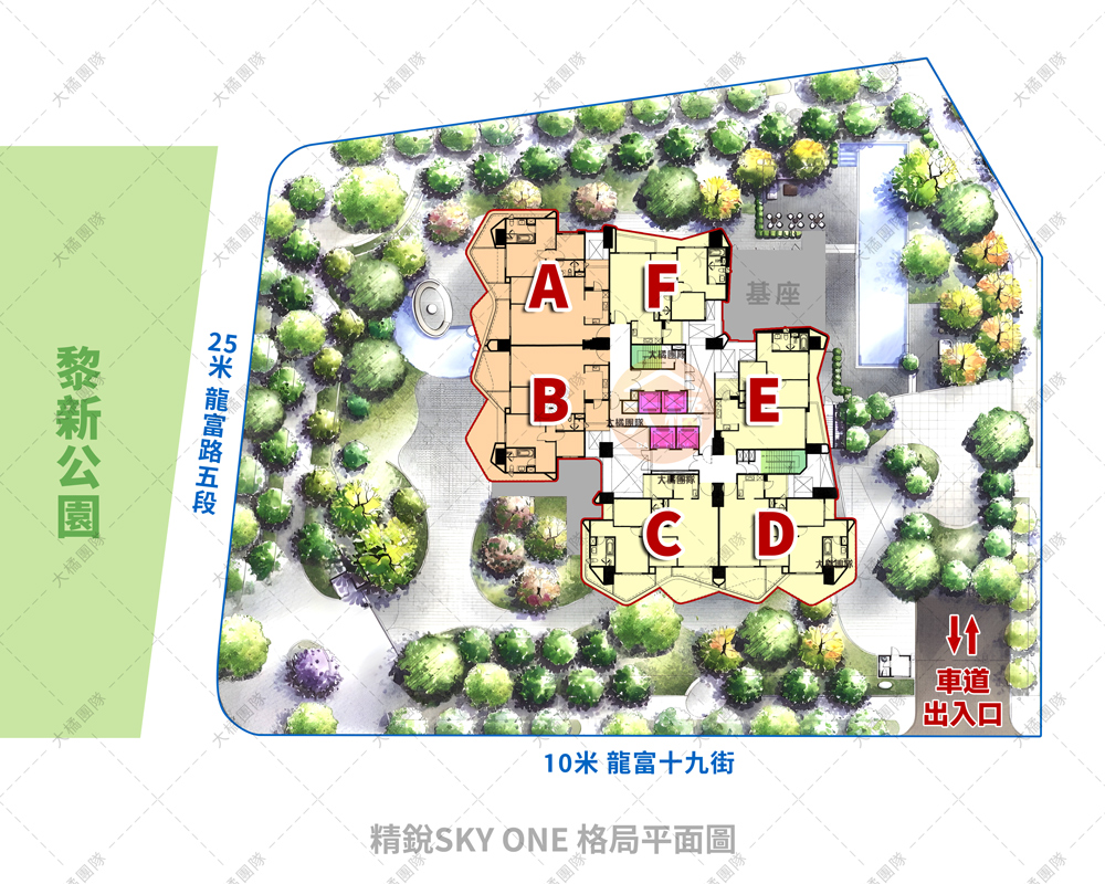 精銳SKY ONE-格局平面圖