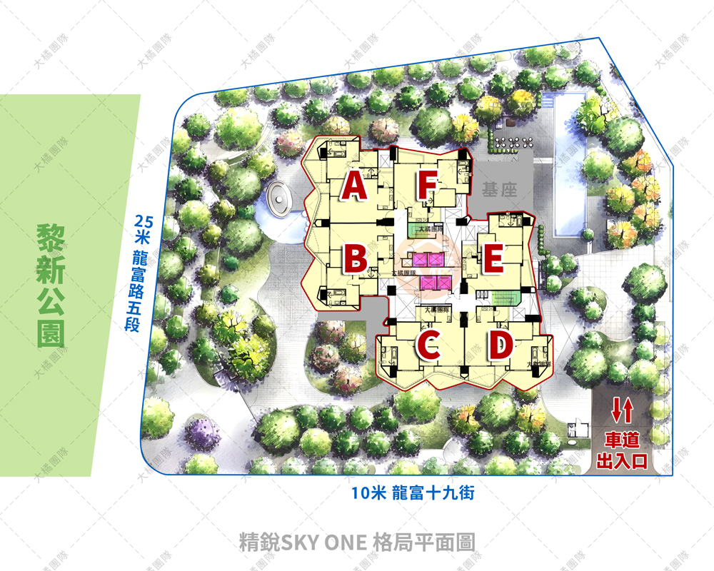 精銳SKY ONE-格局平面圖