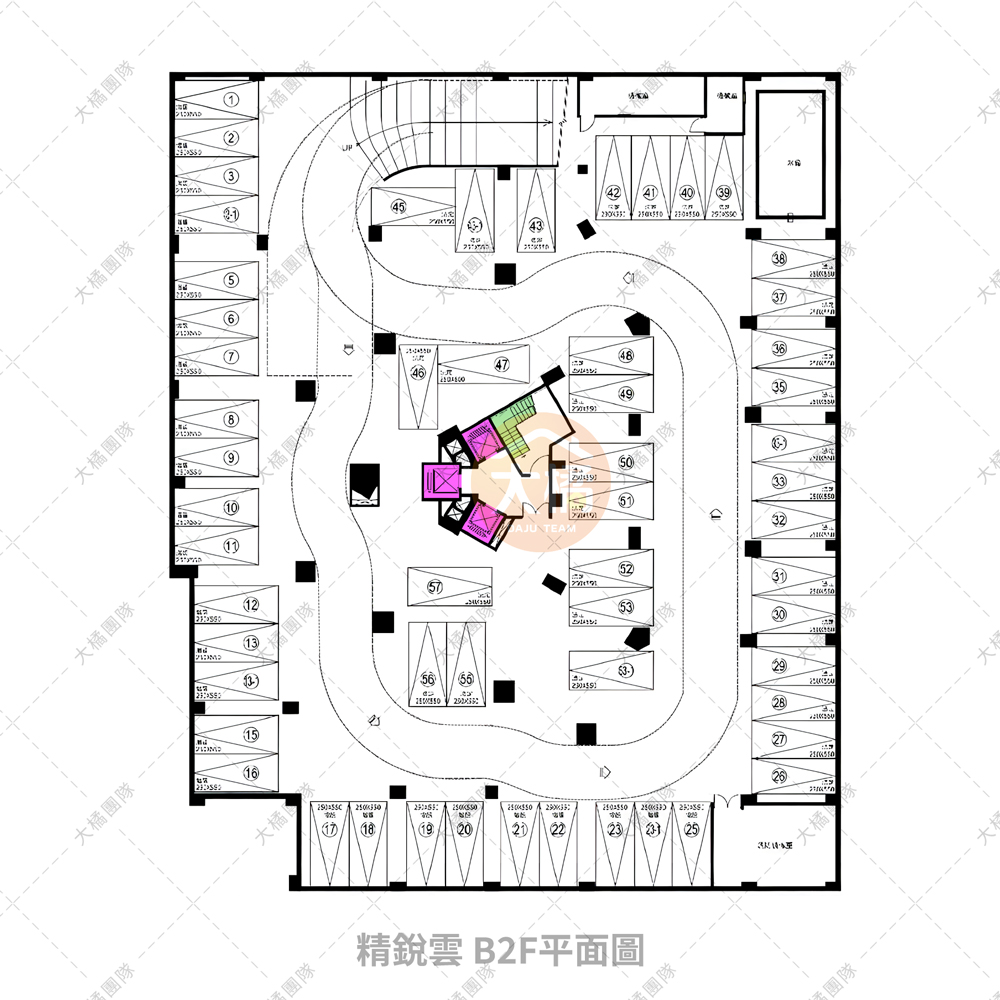 精銳雲-B2F平面配置圖