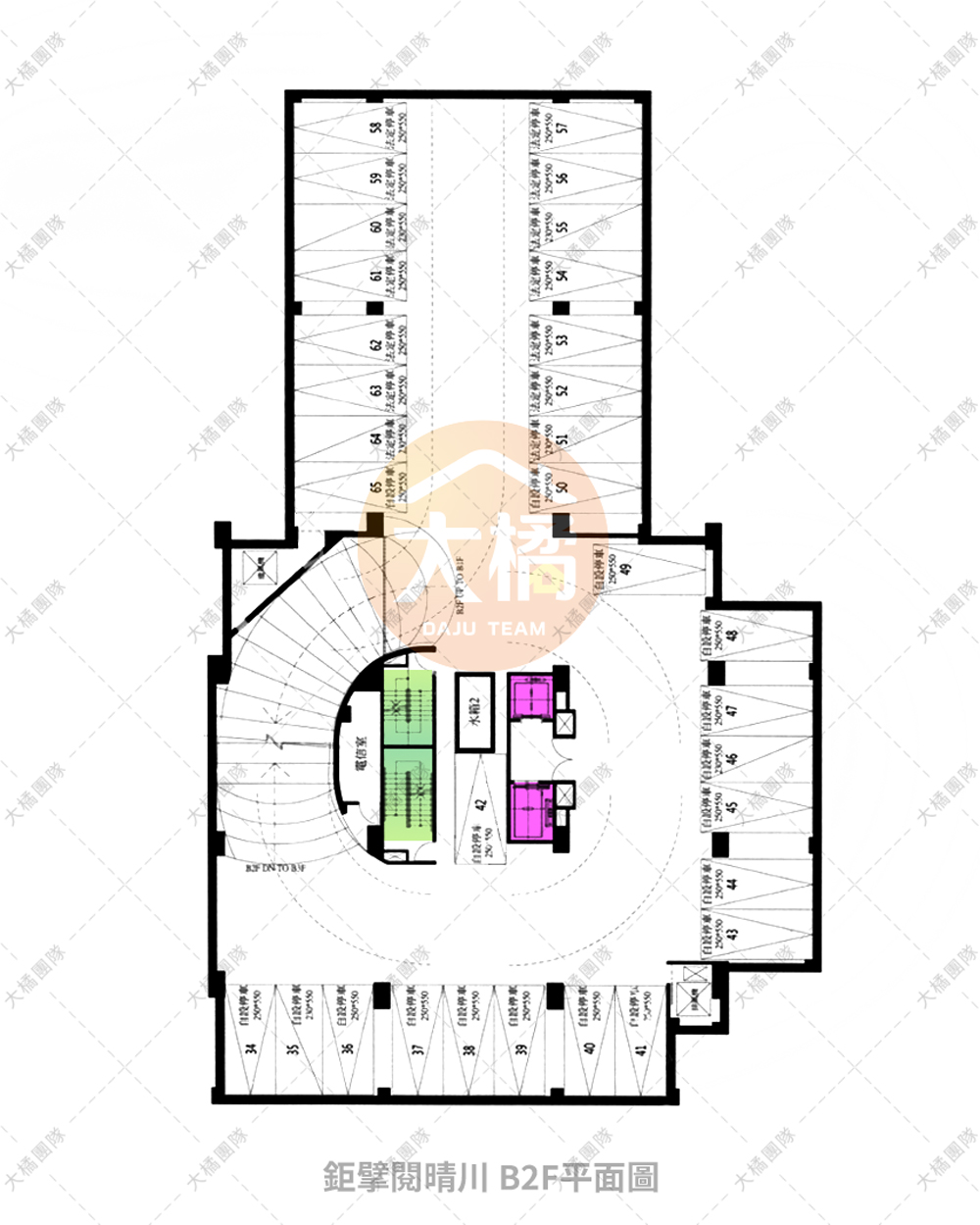 鉅擘閱晴川-B2F停車場