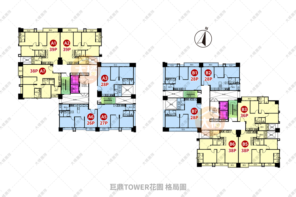 巨鼎TOWER花園-格局圖