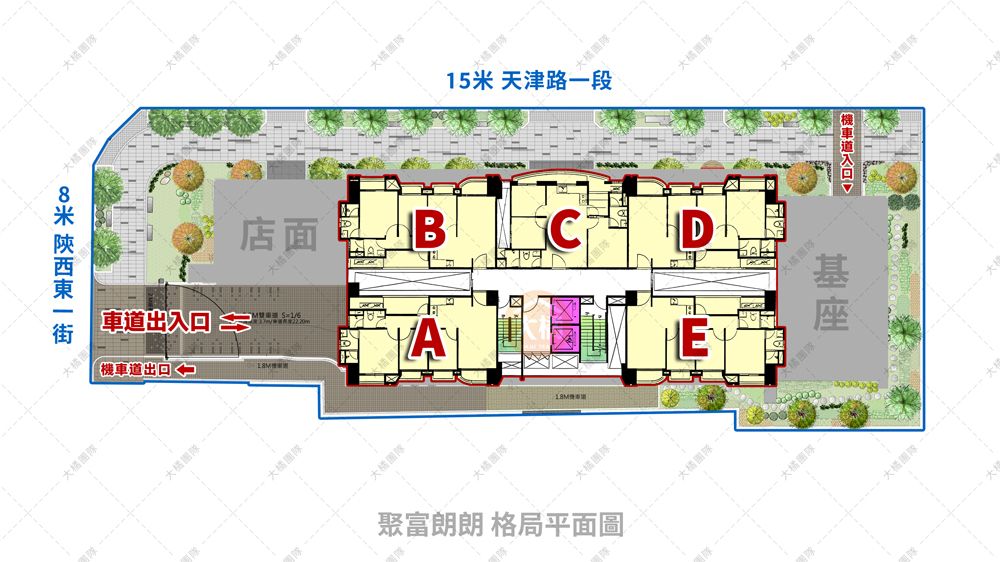 聚富朗朗-格局平面圖
