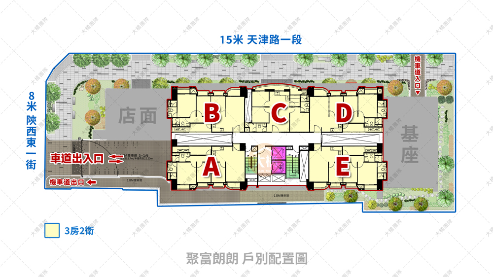 聚富朗朗-戶別配置圖