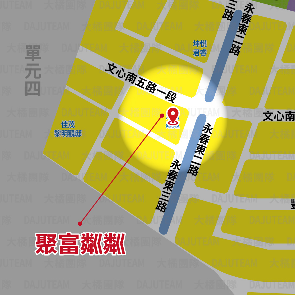 聚富粼粼-位置圖