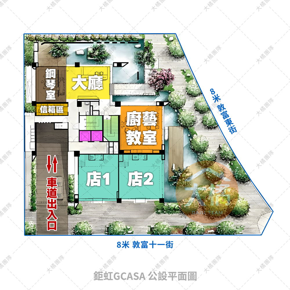 鉅虹G-CASA-公設平面圖