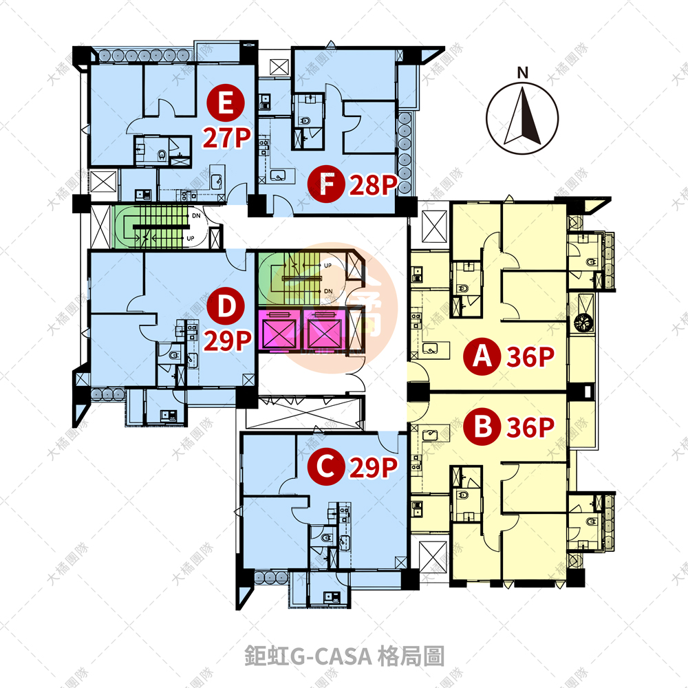 鉅虹G-CASA-格局圖