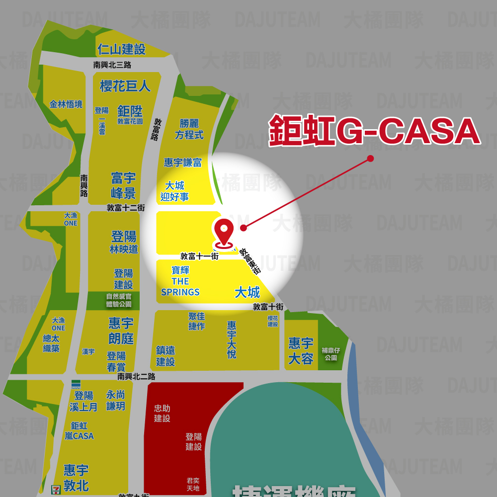 鉅虹G-CASA-位置圖