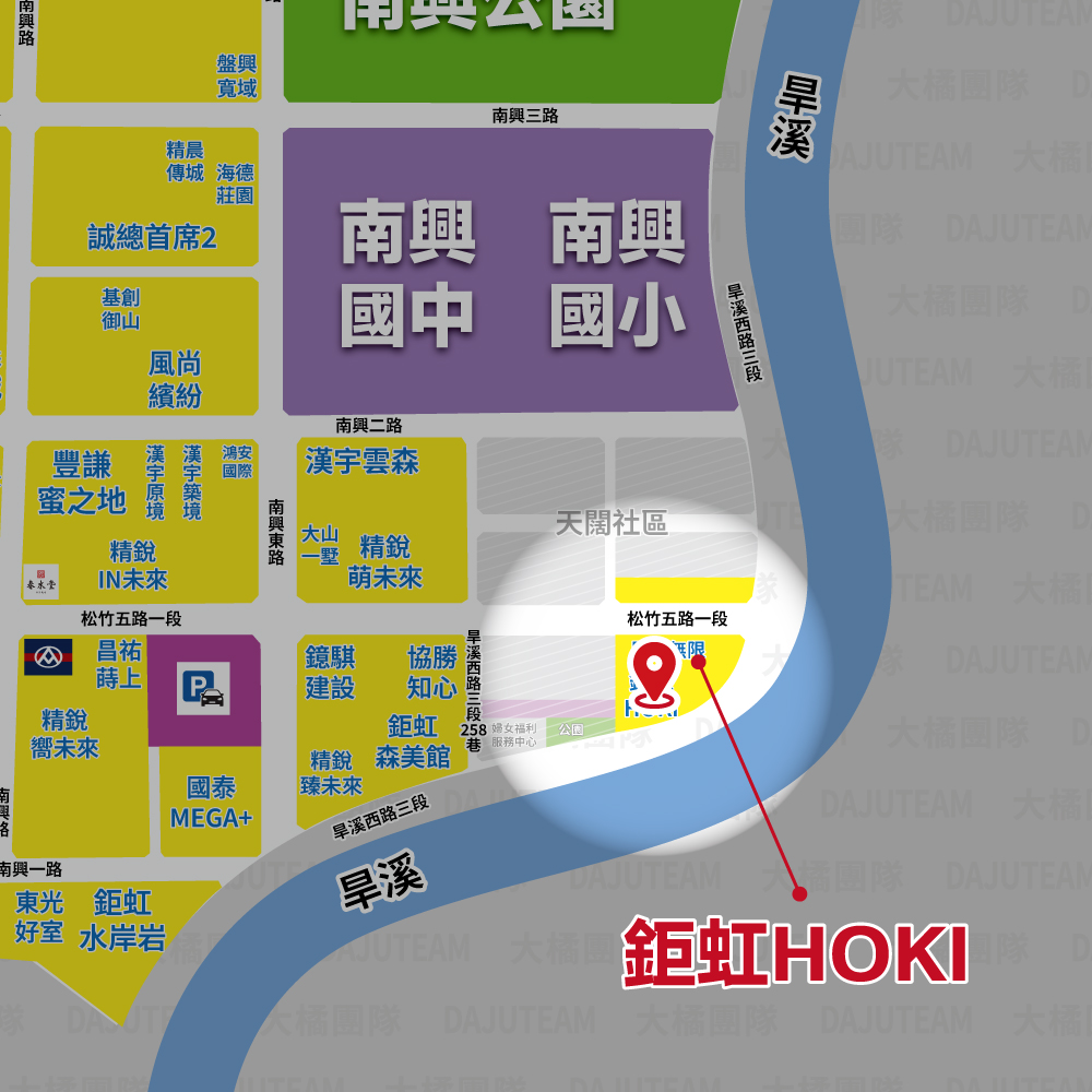 鉅虹HOKI-位置圖