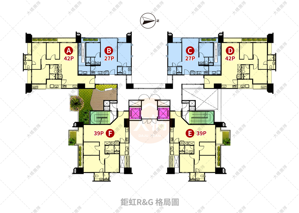鉅虹R&G-格局圖