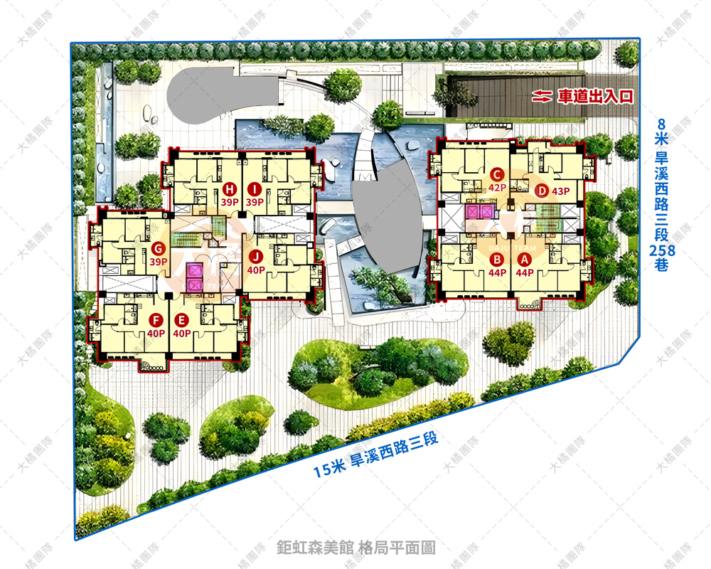 鉅虹森美館-格局平面圖