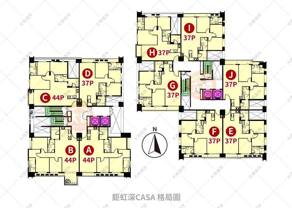 鉅虹深CASA-格局圖