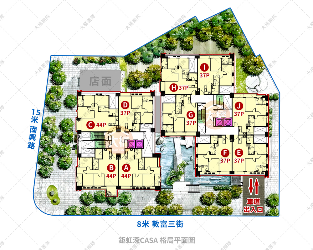 鉅虹深CASA-格局平面圖