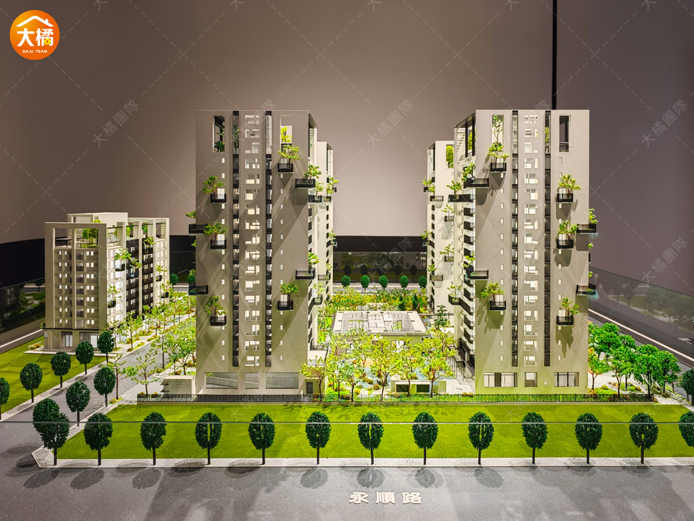 鉅虹蒔美-建築模型