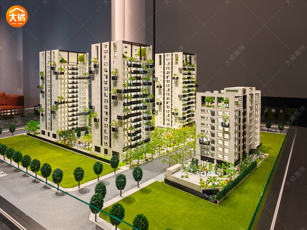 鉅虹蒔美-建築模型