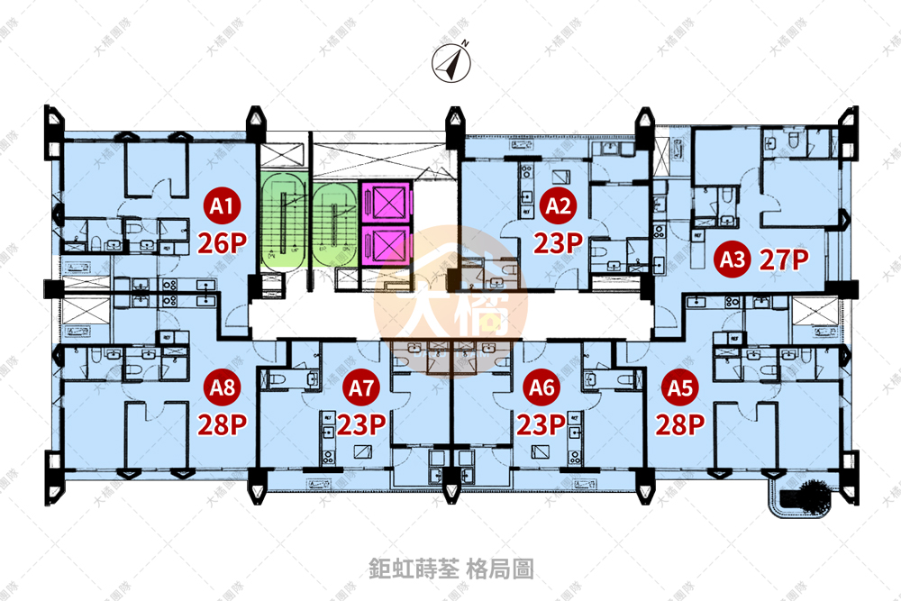鉅虹蒔荃-格局圖