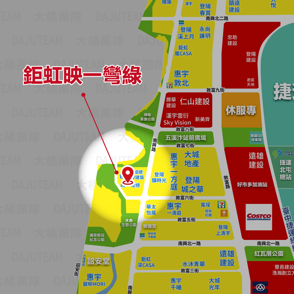 鉅虹映一彎綠-位置圖