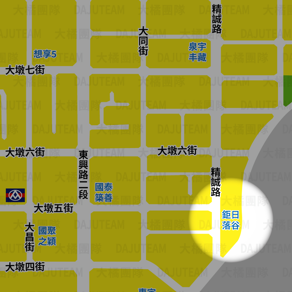 鉅日落谷-基地位置