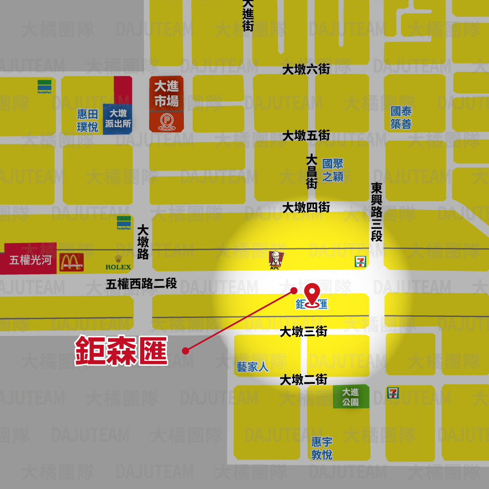 鉅森匯-位置圖