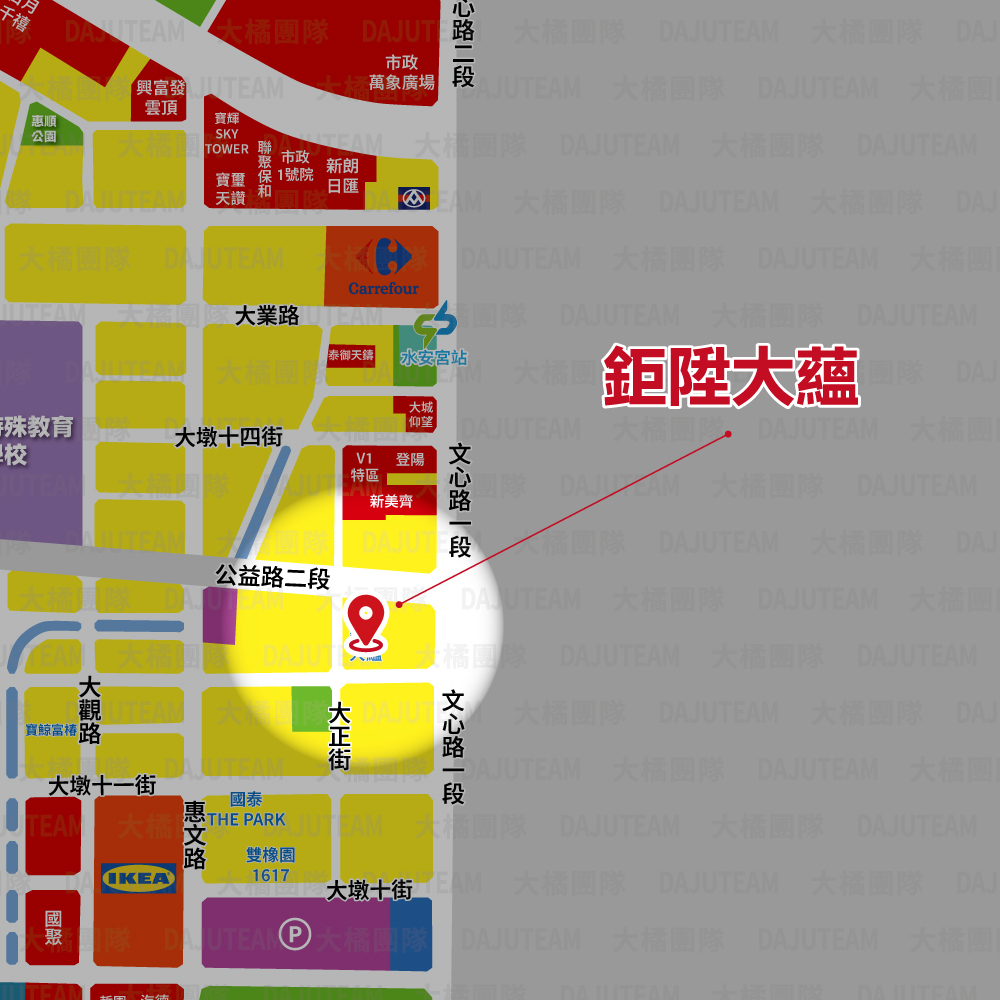 鉅陞大蘊-位置圖