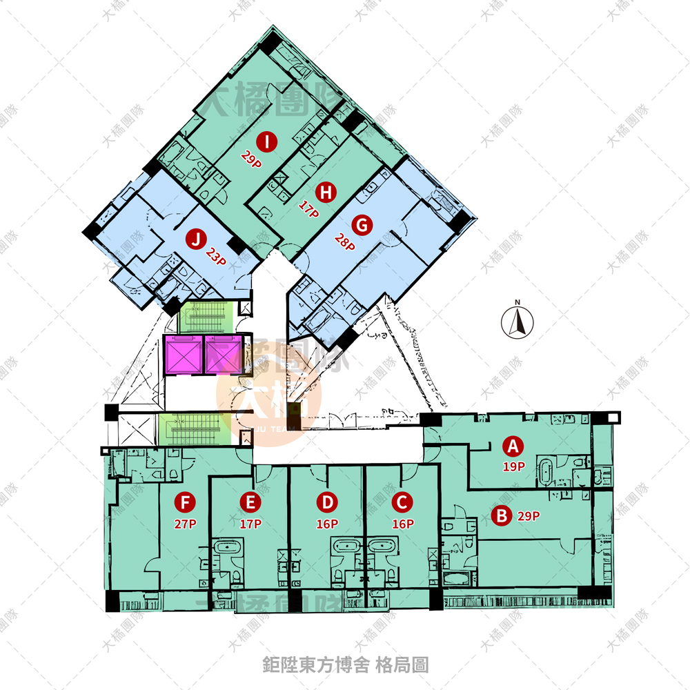 鉅陞東方博舍-格局圖