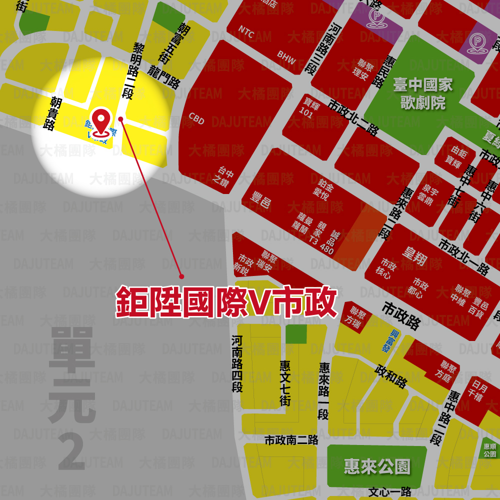 鉅陞國際V市政-位置圖