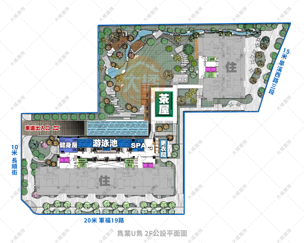 雋業U雋-2F公設平面圖