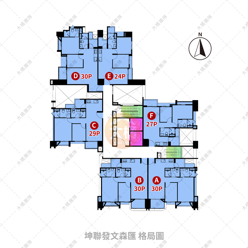 坤聯發文森匯-格局圖