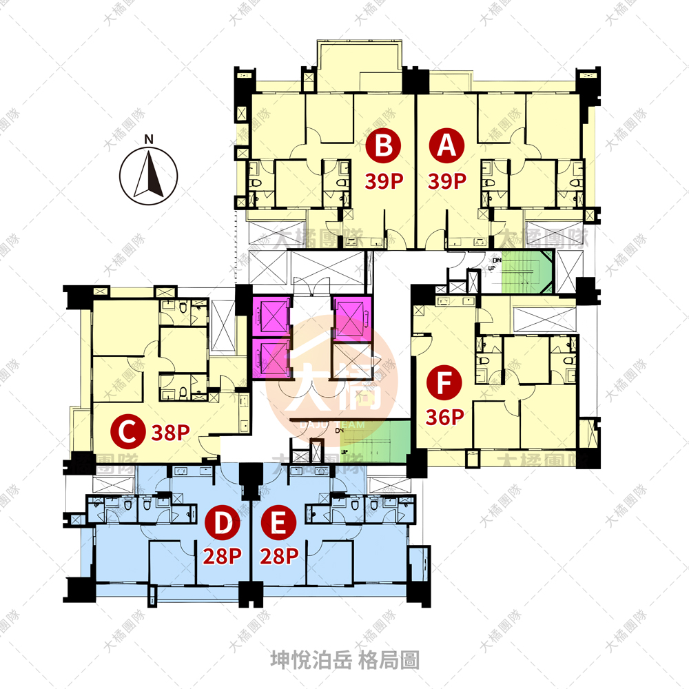坤悅泊岳-格局圖