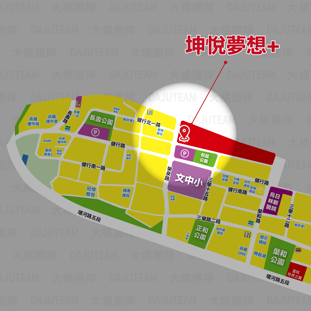 坤悅夢想+-位置圖