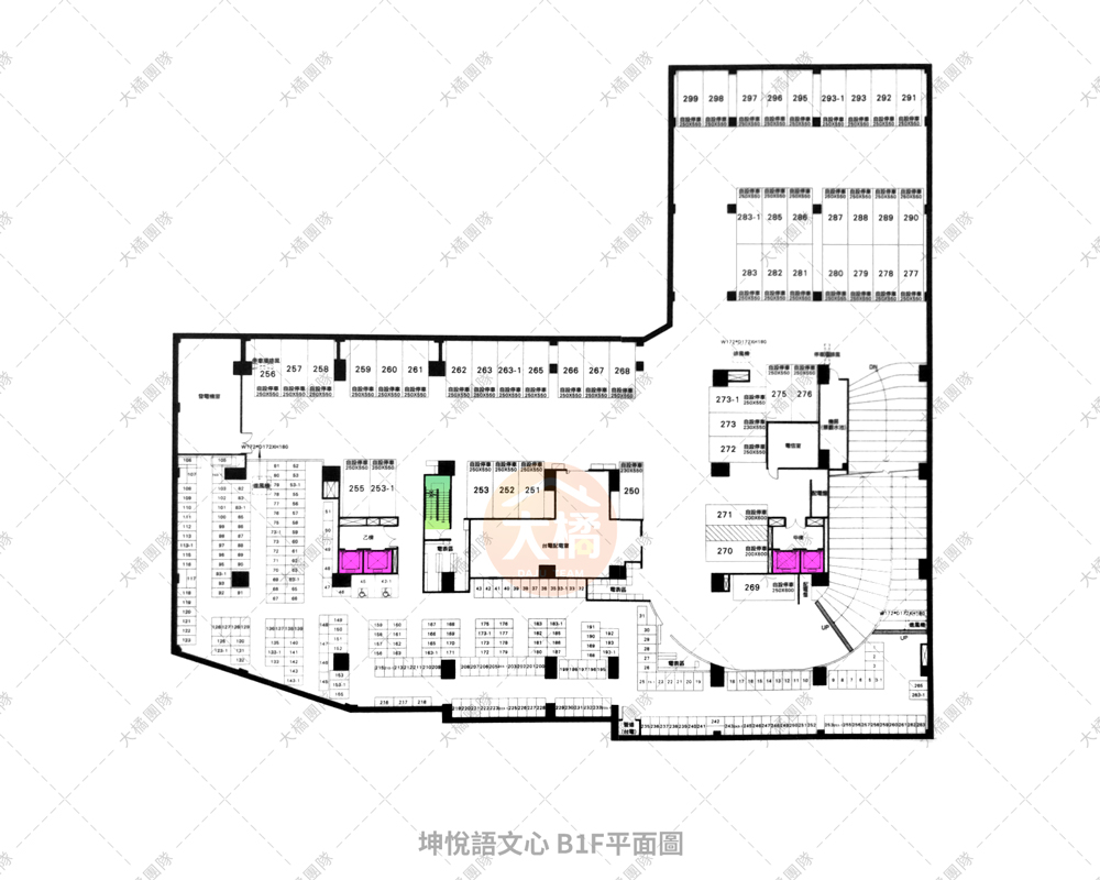 坤悅語文心-B1F停車場