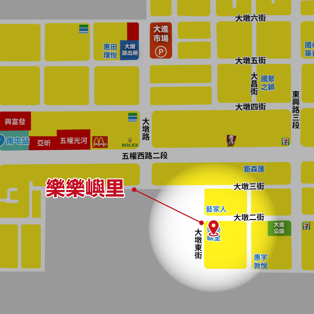 樂樂嶼里-位置圖