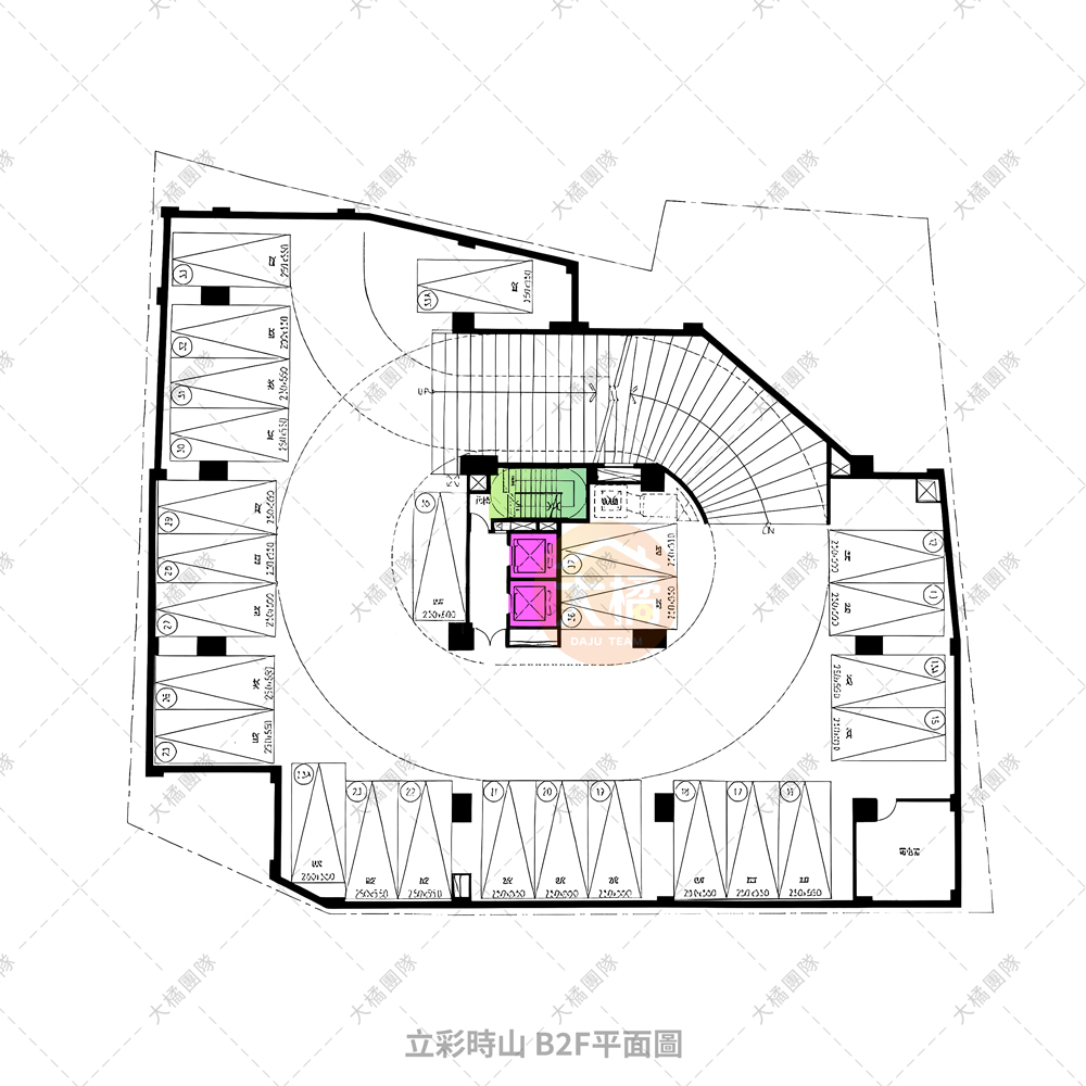 立彩時山-B2F平面配置圖