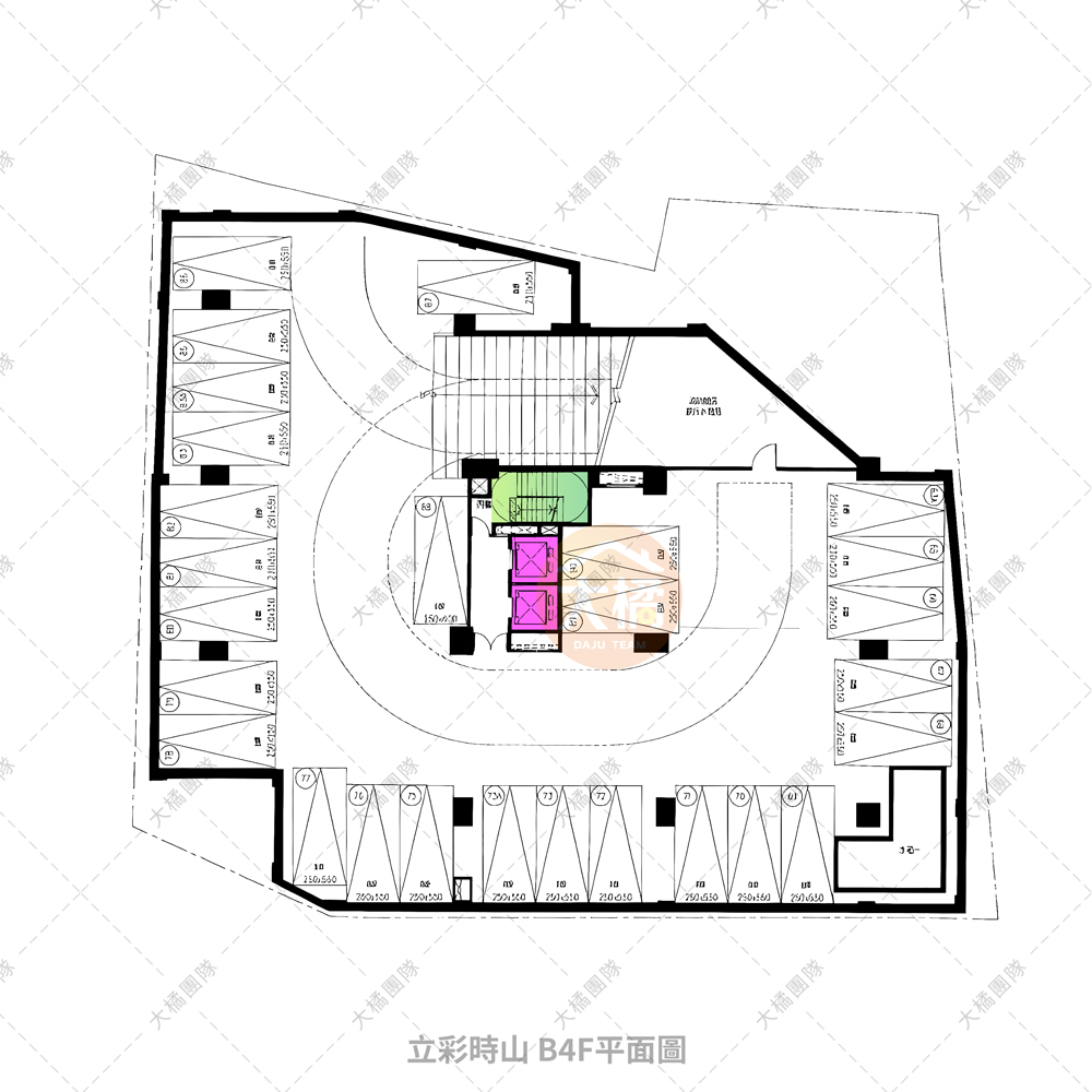 立彩時山-B4F平面配置圖