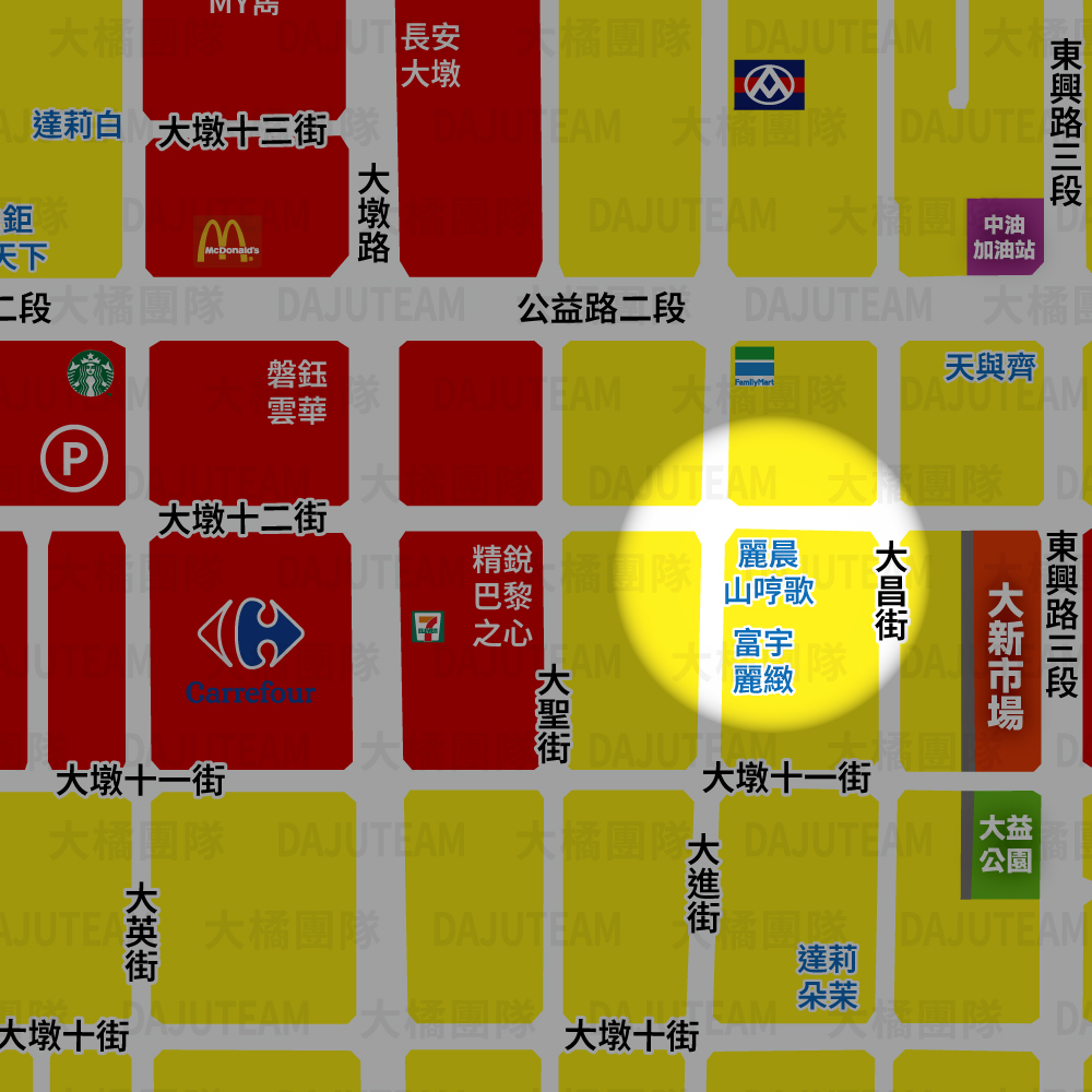 麗晨山哼歌-位置圖