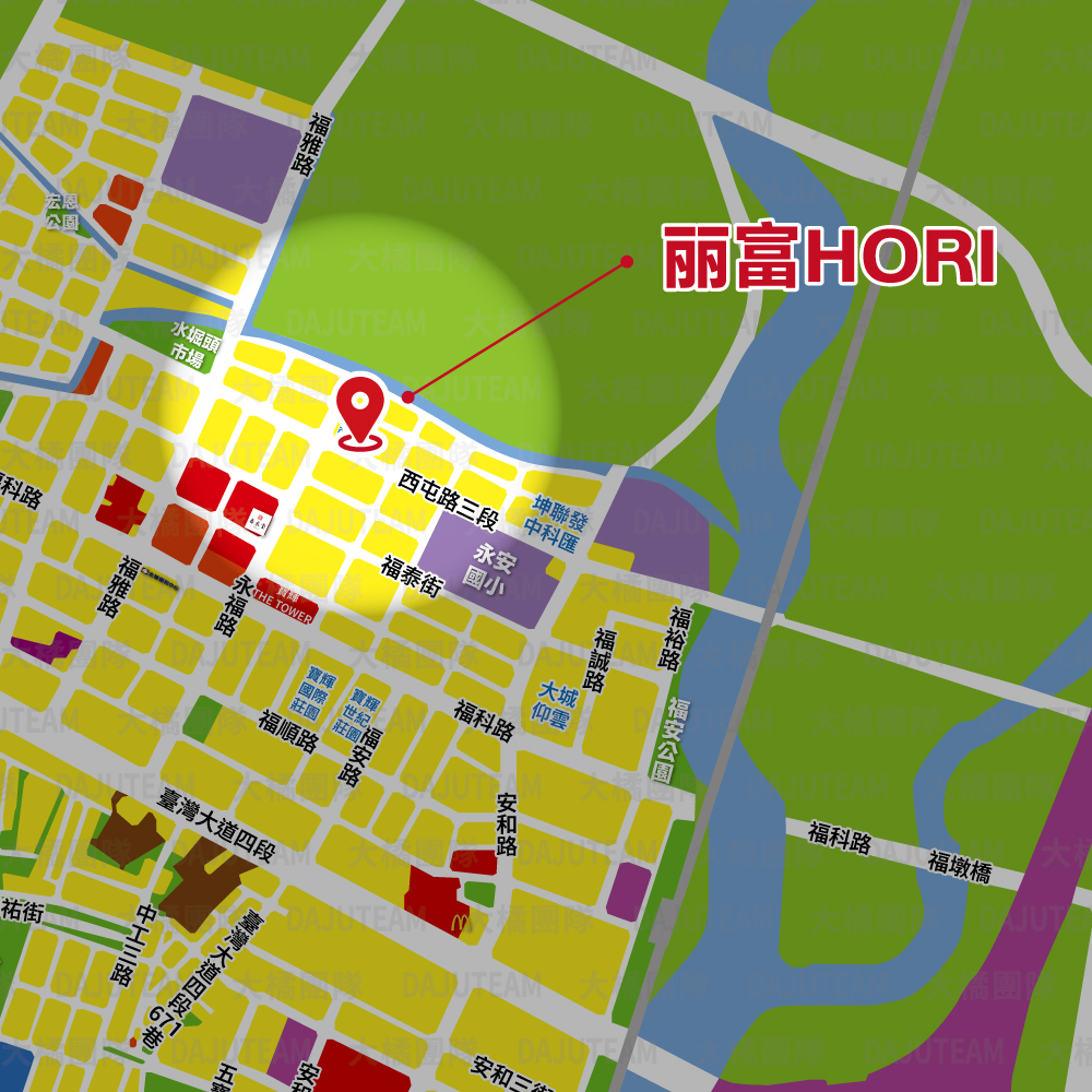 丽富HORI-位置圖