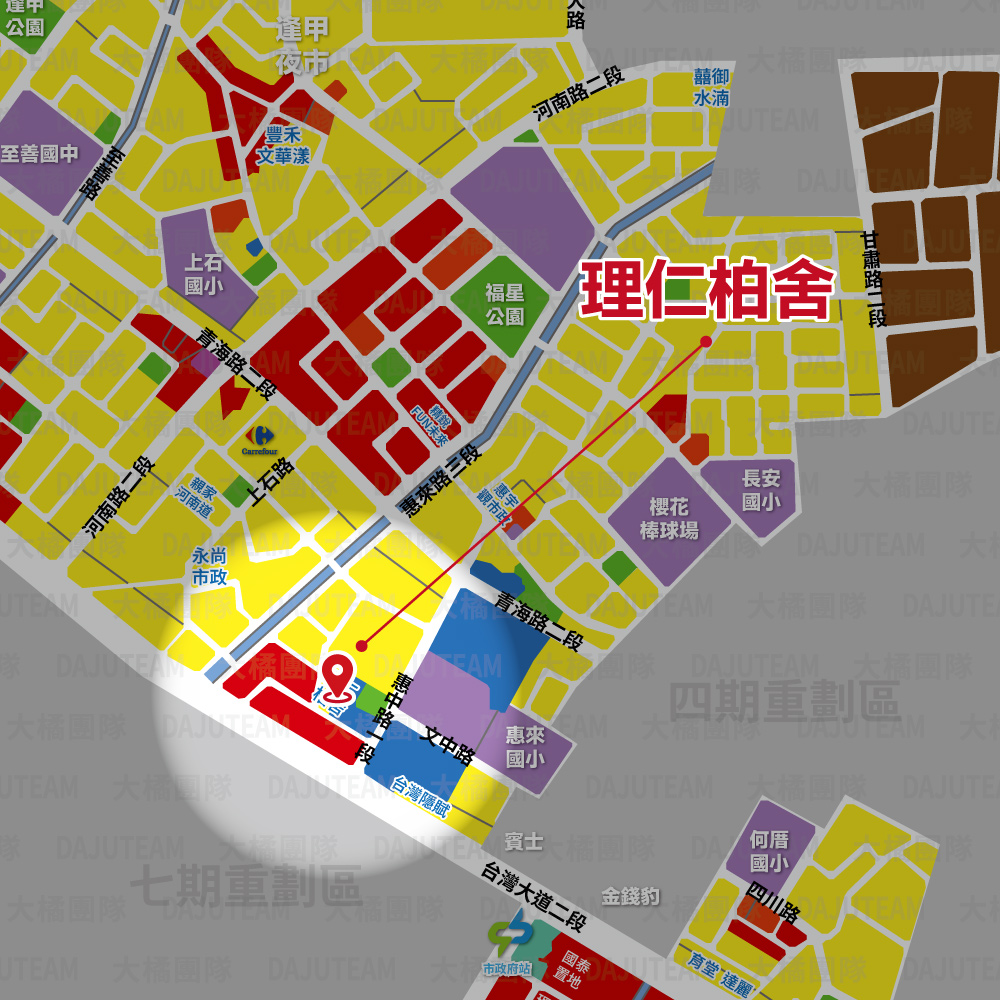 理仁柏舍-位置圖