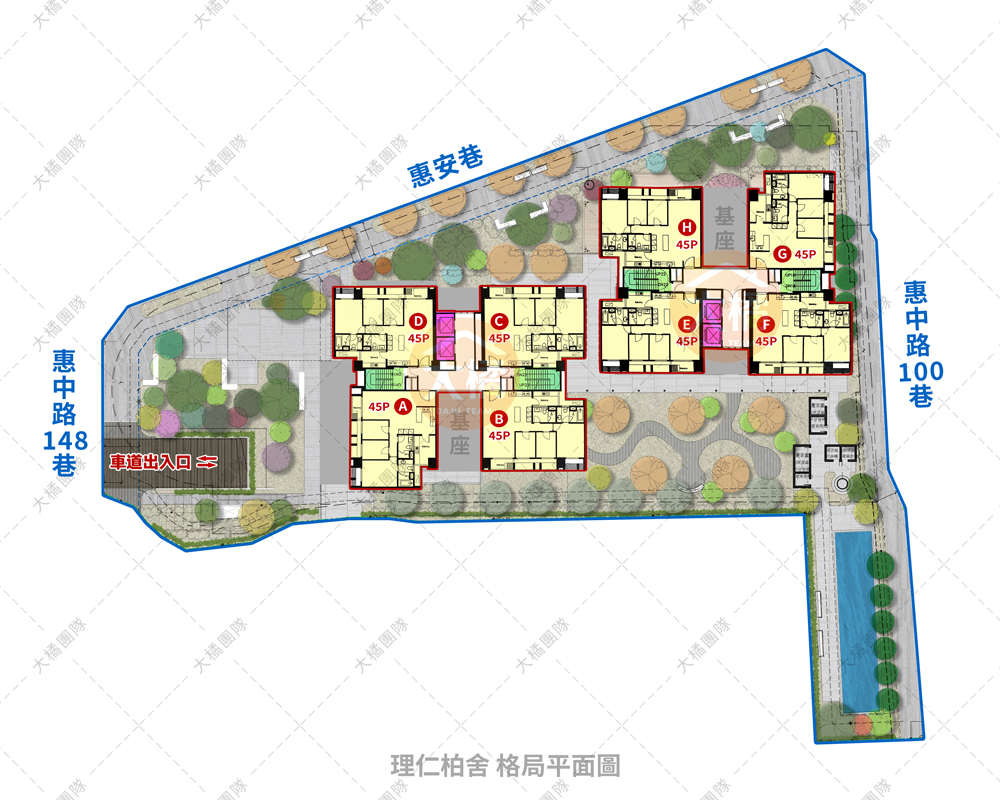 理仁柏舍-格局平面圖